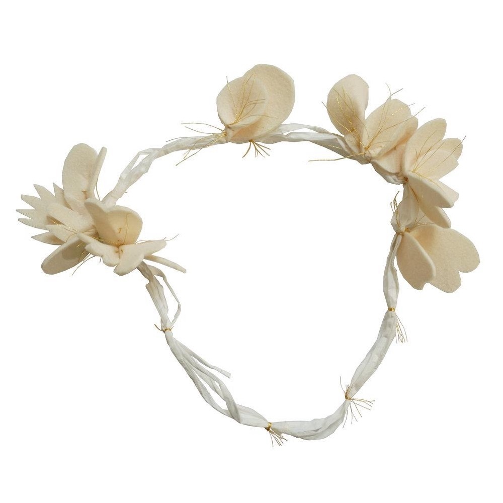 NWT/Boutique Tambere Cream Felt Floral Headband
